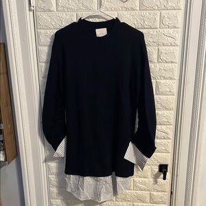 Cinq à Sept Black Knit Sweater